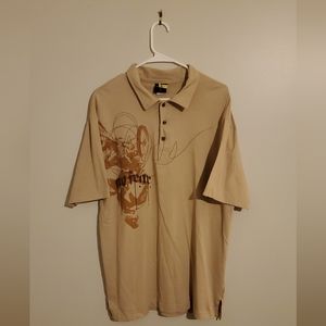 Size L-Vintage Y2K No Fear Polo Shirt